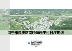 南宁市良庆区南晓镇雅王村村庄规划（2020-2035）