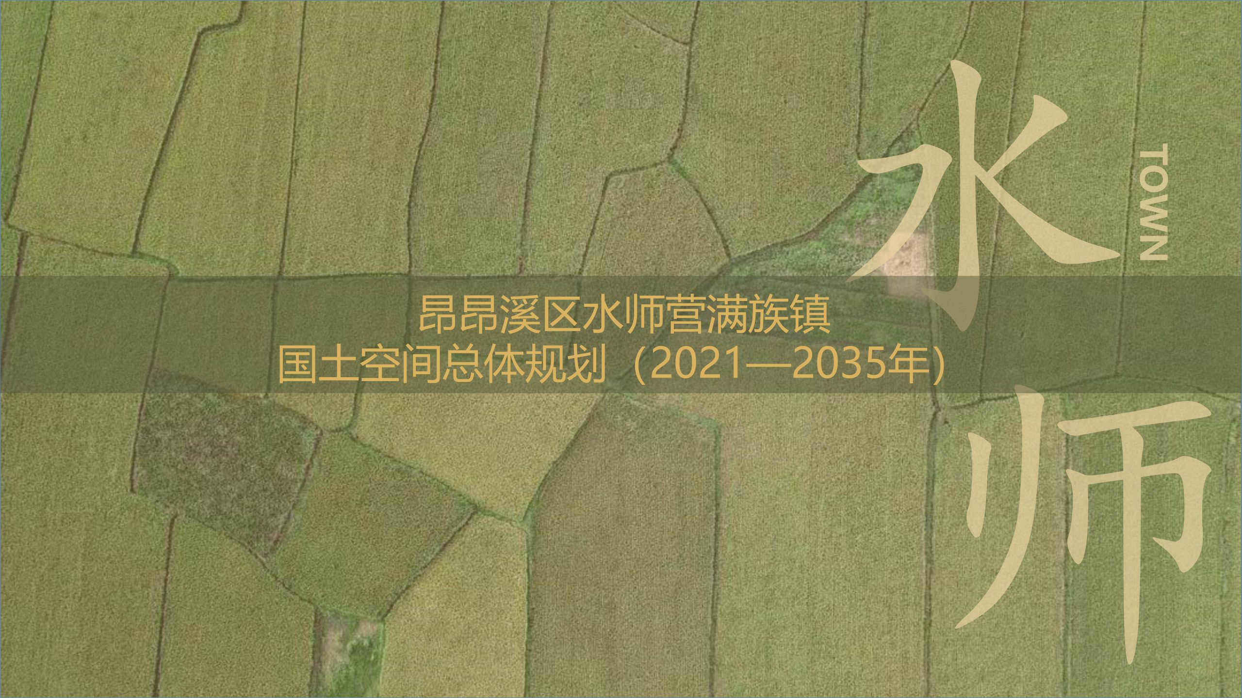 水师营满族镇国土空间总体规划（2021-2035）