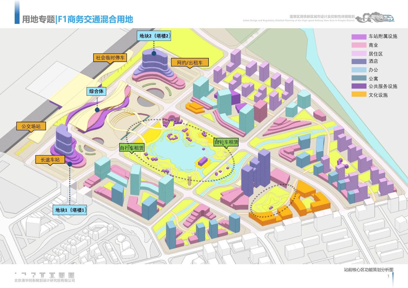 蓬莱区高铁新区城市设计及控制性详细规划